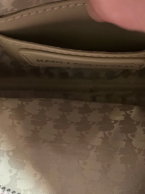 Karl Lagerfeld Paris Pink Charm Crossbody NWT $198 MSRP - Picture 13 of 15